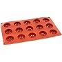 World Cuisine Non-Stick Silicone Mold, Hemisphere, Mini