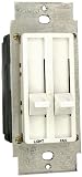 41qNl3jrhML. SL160  Leviton 6630 W SureSlide 1.5A/300W Dual Quiet Fan Speed Control and Dimmer, Single Pole, White