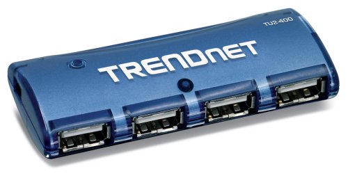 Electronics: TRENDnet 4 Port High Speed USB Hub w/ Power Adapter