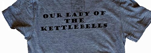 Womens Racerback Tank Our Lady of the Kettlebells Large