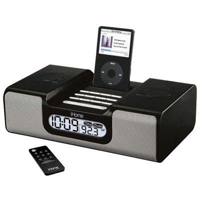 iHome IH8BR Clock Radio for iPod