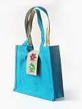 Review Grehom  / Grehom Hessian Bag - Turquoise
