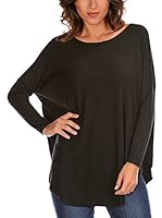 Bleu Marine Camiseta Manga Corta Aurelie (Negro)