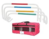 Set of 6, 12 Soccer Training Hurdles, Free Bag