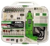 Kawasaki 840589 190-Piece Rotary Tool and Accessory Kit