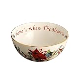 Lenox Winter Greetings Sentiment Bowl, Home Is Where the Heart Is