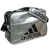 adidas アディダス エナメルショルダーバッグ 27L Q9793 346701 メタリックシルバー/ブラック