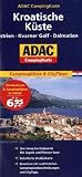 ADAC Campingkarte Kroatien: Stra�enkarte & Campingf�hrer in einem! Istrien - Kvarner Golf - Dalmatien - Campingpl�tze & City Tipps (Camping und Caravaning)