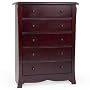 Graco Kimberly 5 Drawer Chest, Cherry