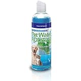 #1 Premium Pet Water Additive for Dogs and Cats ✪ Freshens Breath, Reduces Plaque & Tartar With No Effort - Simply Add to Your Pet's Water Bowl ✪ Fresh Peppermint 16oz