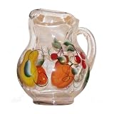 ArtisanStreet's Fruit Design Sangria Pitcher. Hand Painted, Made to Order, Signed by Artisan.