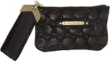 Juicy Couture Wristlet with Glittered Suede