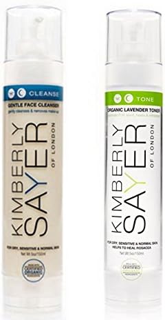 Kimberly Sayer Gentle Face Cleanser + Organic Lavender Toner (For Dry Skin)