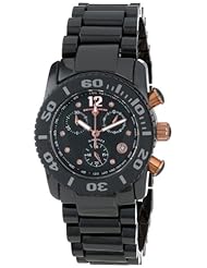 Swiss Legend Womens 10128-BKBD-RA Commander Chronograph Black Dial Watch