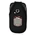 Turtleback Kyocera DuraXV, DuraXA Flip Phone Fitted Case - Made in USA (Black Nylon / Rotating Metal Clip)