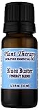 Blues Buster Synergy Essential Oil Blend. 10 ml. 100% Pure, Undiluted, Therapeutic Grade. (Blend of: Tangerine, Geranium a