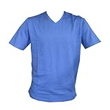 Kenneth Cole New York - NEW Mens Kenneth Cole New York Short Sleeve Shirt V-Neck Blue
