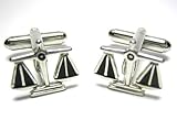 Silver Scale of Justice Attorney Legal Lawyer Cufflinks w/ Gift Box