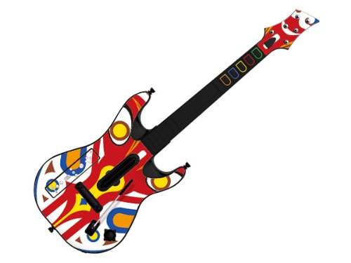 Decorative Skin fits Guitar Hero 5 for Wii (GUITAR NOT INCLUDED), Item No.GTW0996-28
