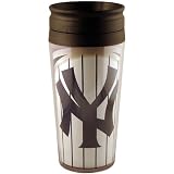 MLB Baseball Team Logo Vortex 16 Ounce Acrylic Travel Tumbler Glass - New York Yankees