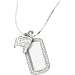LogoArt Tampa Bay Buccaneers Sterling Silver Dog Tag