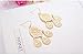 SunIfSnow Women Golden Hollow Geometric One Big Waterdrop Hang Three Small Drop Chandelier Earrings