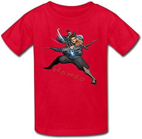 Qsxn Hanzo Graffiti Men's Red Large Kids' T-Shirt