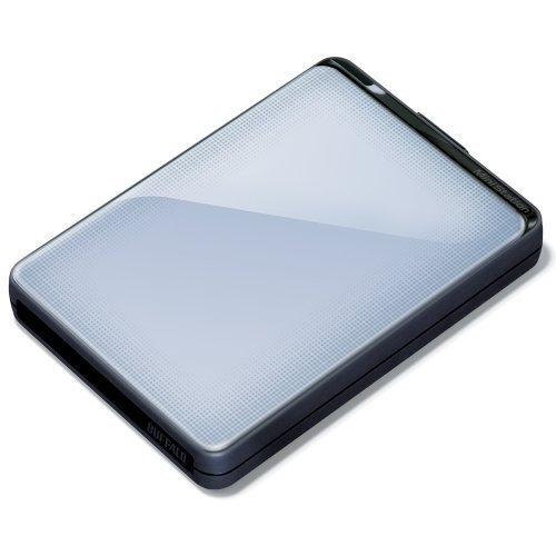 Buffalo Technology MiniStation Plus 1 TB USB 3.0 Portable External Hard Drive with Shock Protection HD-PNT1.0U3S (Silver)