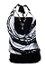 eVogues Plus Size Black Glitter Print Necklace Accented O-Ring Strap top - 2X