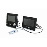 Zicplay - DV 2000 - Lecteur DVD portable (double �cran) - Ecran LCD 7" - 16/9 - T�l�commandepar Zicplay