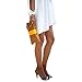 Chen Women Summer Casual Sleeveless Party Evening Cocktail Col-v Mini Dress (8, White)