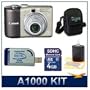 Canon Powershot A1000 IS Digital Camera (Brown) Best Selling Super-Savings Bundle