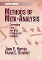 Methods of Meta-Analysis: Correcting Error and Bias in Research Findings