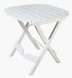 ADAMS MFG CO 8550-48-3731 WHT Quik Fold CafeTable