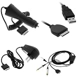 41qOHH4Bp0L. SL160  GTMax Rapid Car Charger + Home Travel Charger + USB Data Cable + TV AV Composite Cable for Sony PlayStation Portable PSP Go