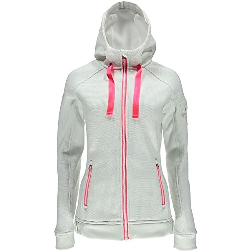 スパイダー アウター パーカ＆スウェット Spyder Ardent Full-Zip Hoodie White/Bryt [並行輸入品]