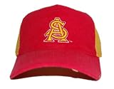 New Arizona State Sundevils Trucker College Hat - Red/Yellow Mesh
