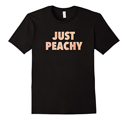 Men's Just Peachy Georgia Southern Belle Tee Shirt Tshirt Tee 3XL Black