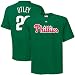All Products : Majestic Philadelphia Phillies #26 Chase Utley Kelly Green Player Name & Number T-shirt