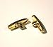 Two Music Box Winding Keys - - 1/8 inch Short Key - - Great for Snow Globes - - Golden Brass Replacement Keys - - Fits Your Music Jewelry Box - - 3 mm Key - - 0.12 inch Key for Music Box Movements