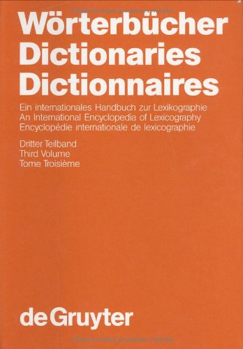 Wörterbücher / Dictionaries / Dictionnaires (Handbooks of Linguistics and Communication Science)