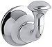 KOHLER K-11275-CP Forté Single Robe Hook, Polished Chrome
