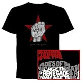 Rage Against the Machine Lyric T-shirt - Mens Black Medium - Using All the Lyrics From Renegades of Funk