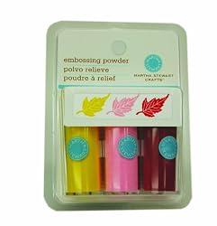 Martha Stewart Crafts Embossing Powders, Pastel, 3-Pack