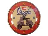 Produkt-Bild: Original Vespa Wanduhr rot GTS &Oslash; 32cm