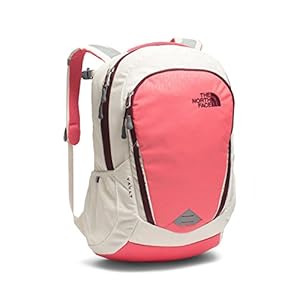 The North Face Women's Vault Backpack (Calypso Coral Emboss/Deep Garnet Red, One Size)