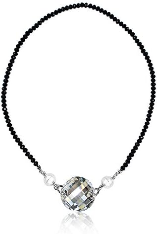 Swarovski Crystal Necklace Black Crystal 10 Way Necklace