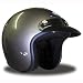 THH T-380 Open Face Cruiser Street Bike Motorcycle Helmet Dark Silver Small