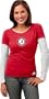 Alabama Crimson Tide Women's adidas 'Loud & Proud' Long Sleeve Layered Tissue Tee