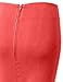 LE3NO Womens High Waisted Pencil Midi Skirt with Stretch